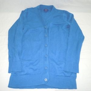 Pendleton Cardigan Sweater Medium M Blue Vintage